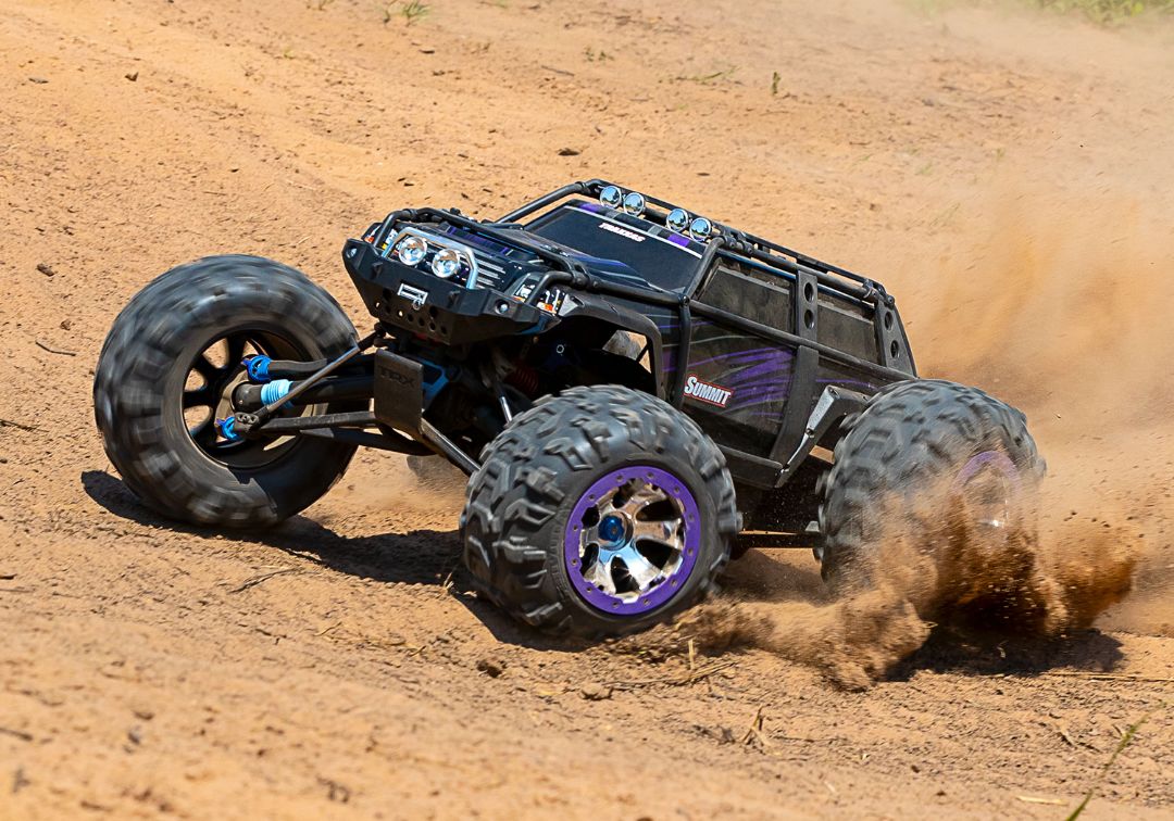 Traxxas Summit RTR 4WD Monster Truck Purple with TQi