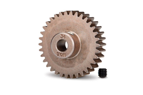 Traxxas 32P Steel Pinion Gear (34) - Click Image to Close