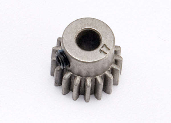 Traxxas Gear, 17-T pinion (0.8 metric pitch, compatible with 32-pitch) (fits 5mm shaft)/ set screw