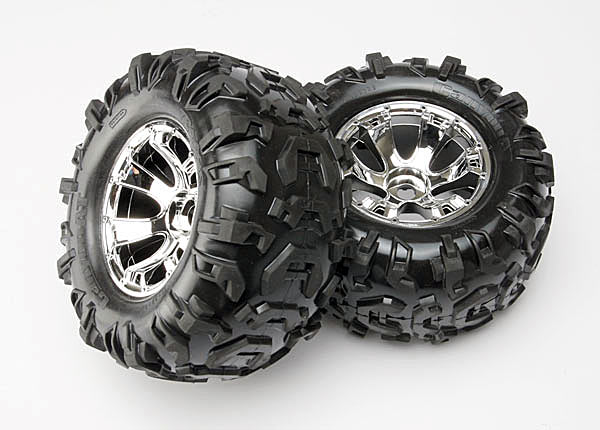 Traxxas Canyon 3.8" Pre-Mounted Tires w/Geode Wheels (2) (Summit