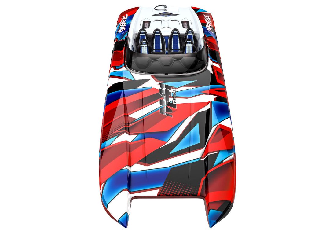 Traxxas DCB M41 Widebody 40" Catamaran Race Boat RedR - Click Image to Close