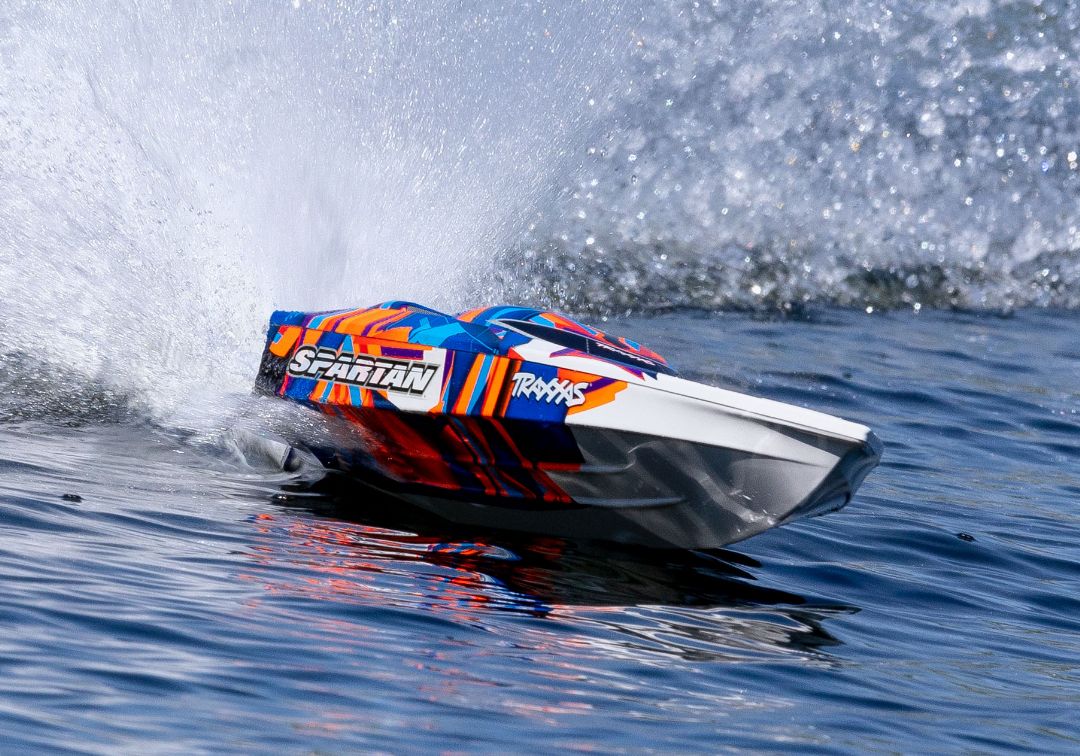 Traxxas Spartan Brushless 36" Race Boat, OrangeR
