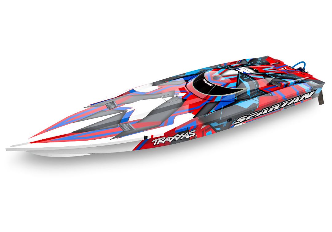 Traxxas Spartan Brushless 36" Race Boat, RedR