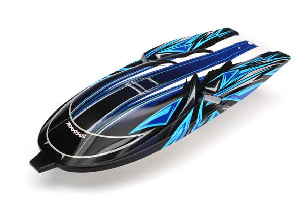 Traxxas Hatch, Spartan, blue graphics - Click Image to Close