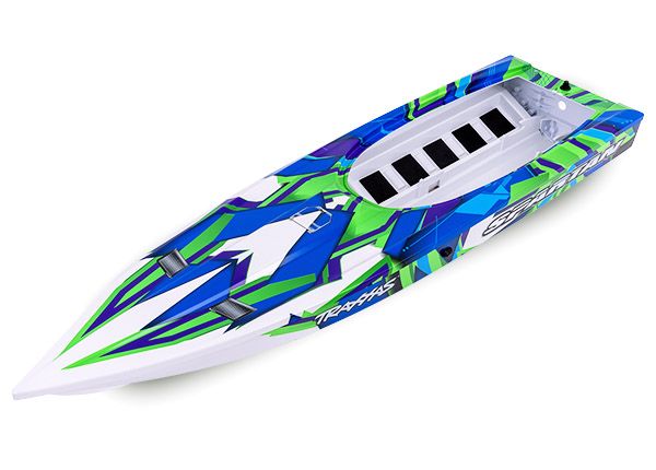 Traxxas Hull, Spartan, Green Graphics (Fully Assembled)