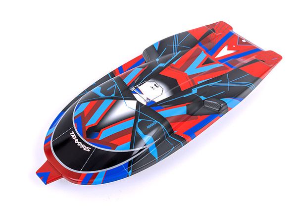 Traxxas Hatch, Spartan, Red Graphics - Click Image to Close