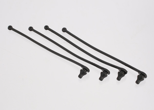 Traxxas Body Clip Retainer Set (Black) (4)