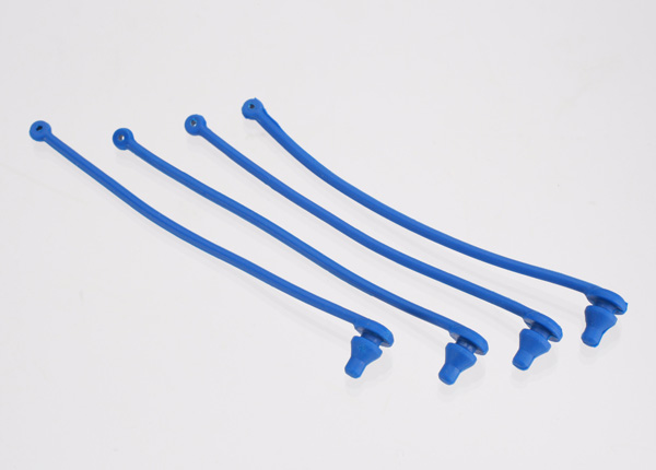 Traxxas Body Clip Retainer Set (Blue) (4)