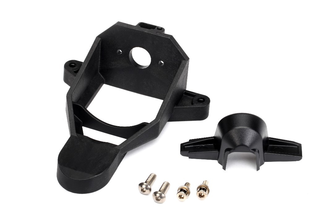 Traxxas Motor mount/ flex cable guard, DCB M41