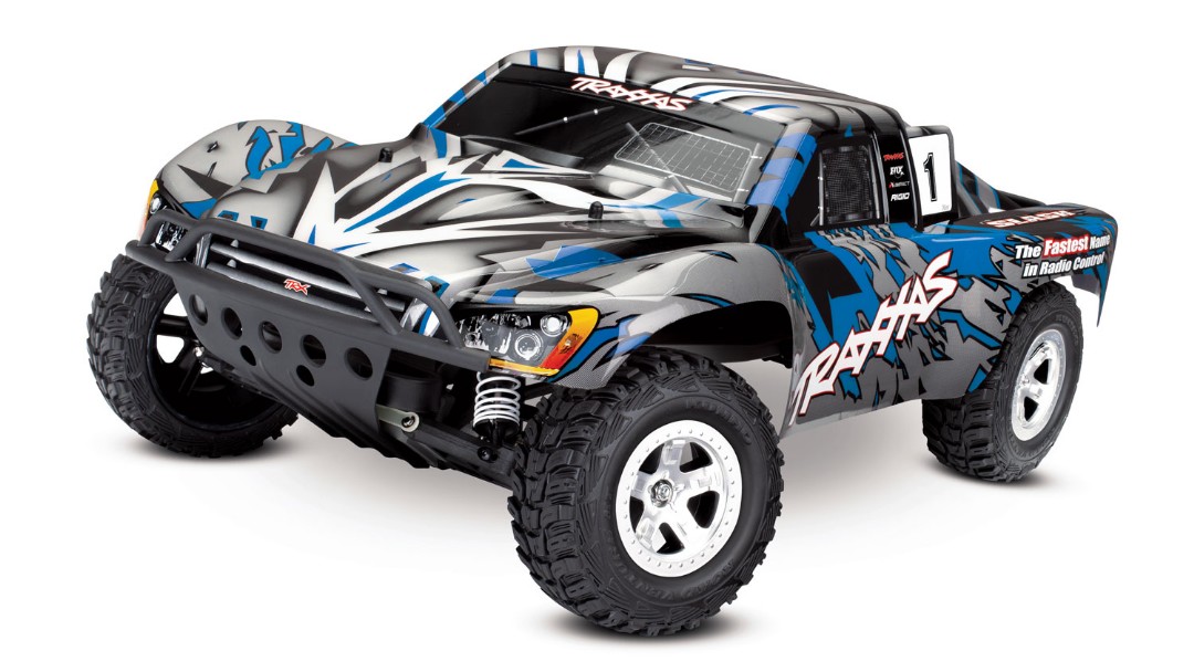 Traxxas Slash 2WD 1/10 RTR Electric Short Course Truck Blue, No Battery/Charger, Brushed ESC XL-5 with Titan 12t