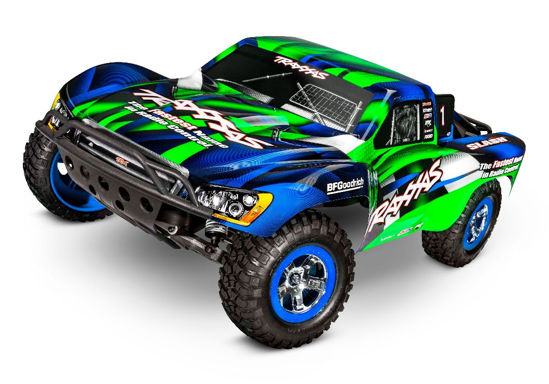 Traxxas Slash RTR 2WD Brushed with Battery & Charger - Green