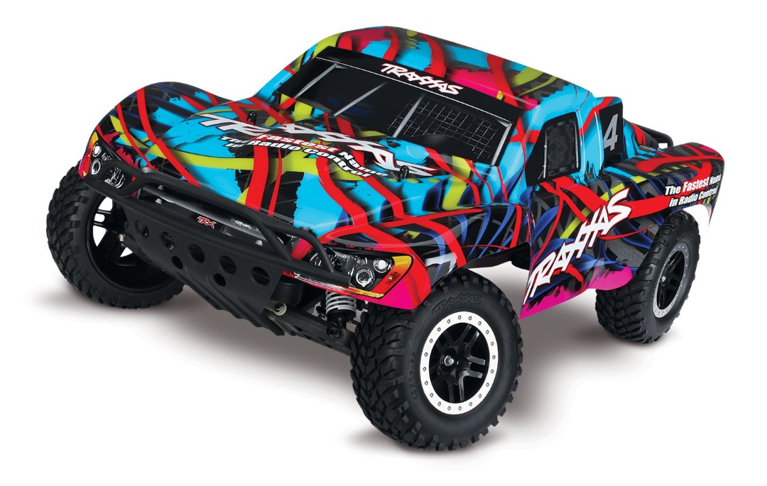 Traxxas Slash VXL Pro Brushless 1/10 RTR Short Course Truck - Hawaiian (No Battery or Charger)