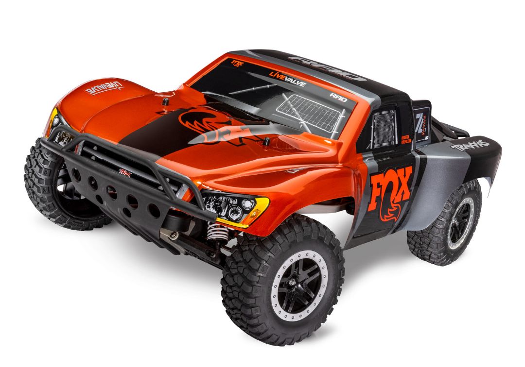 Traxxas Slash VXL Brushless 1/10 RTR Short Course Truck - Fox with Magnum Transmission (No Battery or Charger)
