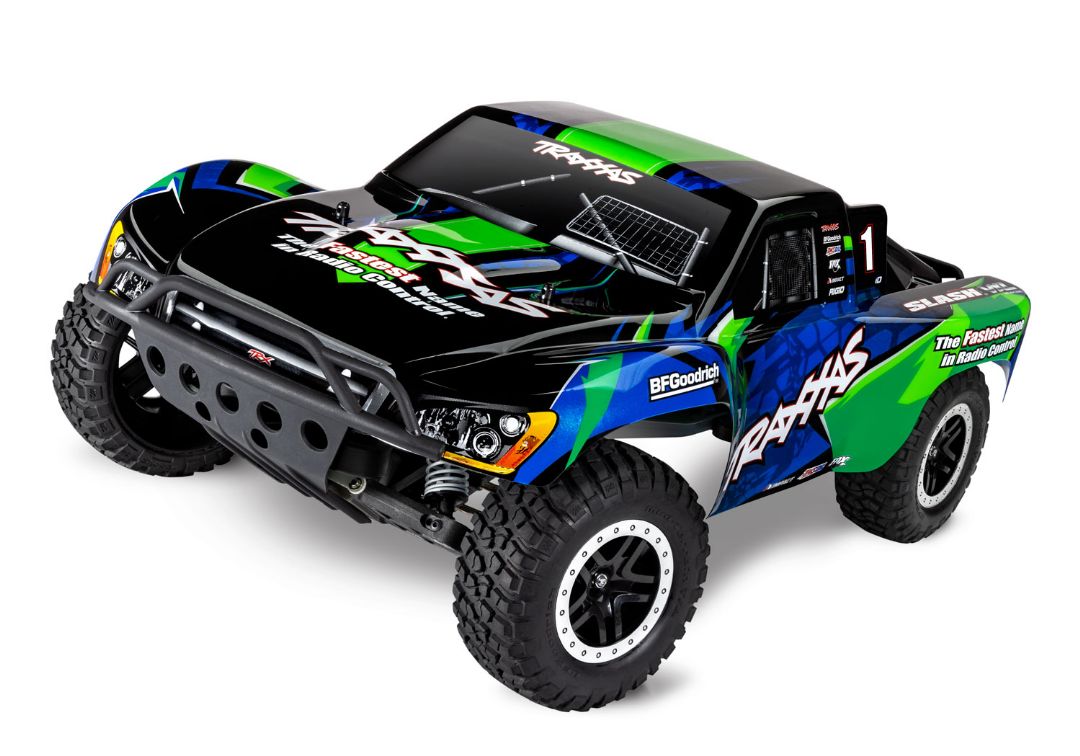 Traxxas Slash VXL Brushless 1/10 RTR Short Course Truck - Green with Magnum Transmission (No Battery or Charger)