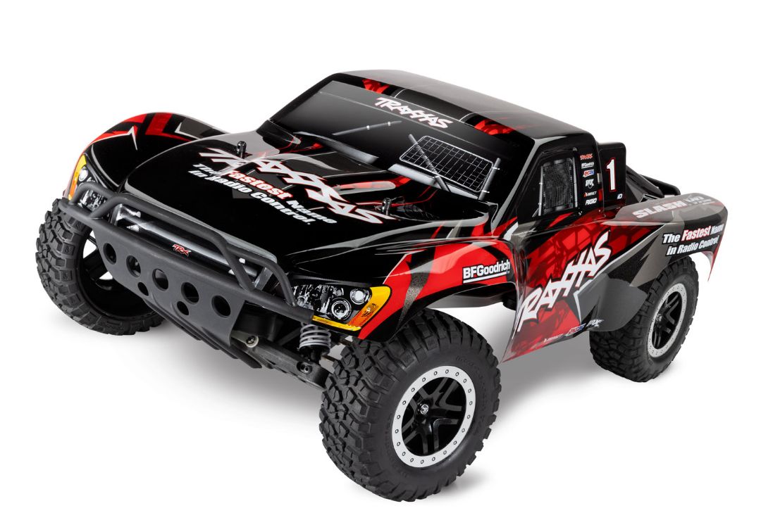 Traxxas Slash VXL Brushless 1/10 RTR Short Course Truck - Red with Magnum Transmission (No Battery or Charger)