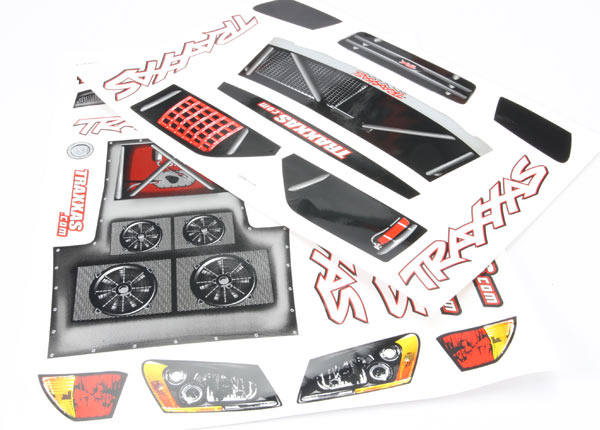 Traxxas Slash Decal Sheet - Click Image to Close