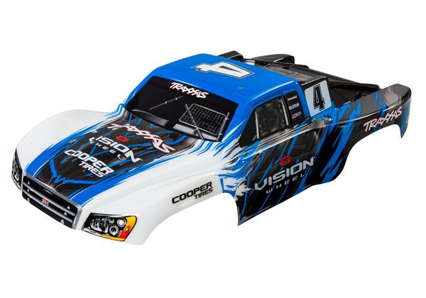 Traxxas Body, Slash 4X4, Keegan Kincaid painted, decals applied - Click Image to Close