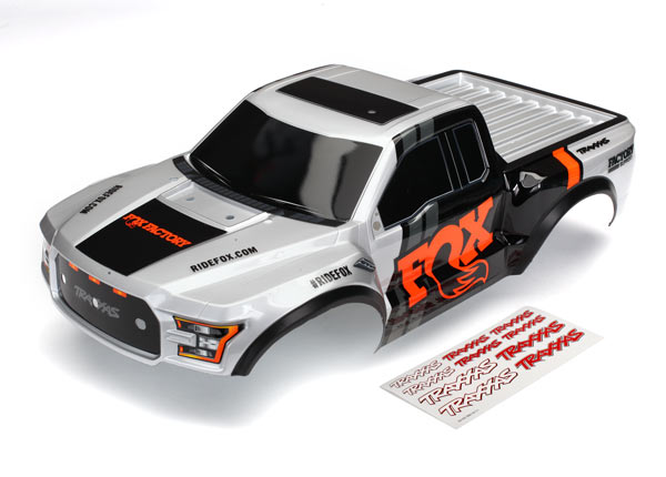 Traxxas Body, Ford Raptor, Fox (heavy duty)/ decals - Click Image to Close