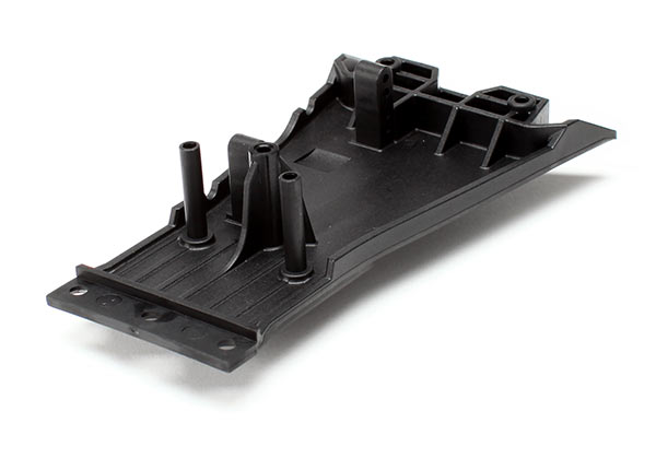 Traxxas Slash 2WD LCG Lower Chassis (Black) - Click Image to Close