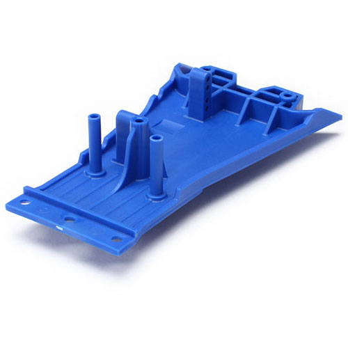 Traxxas Slash 2WD LCG Lower Chassis (Blue) - Click Image to Close