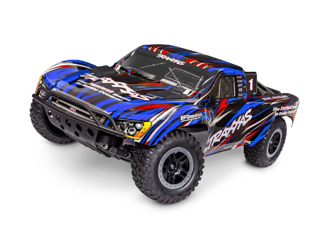 Traxxas 1/10 Slash BL-2S HD 2wd RTR - Blue w/ Charger & Battery