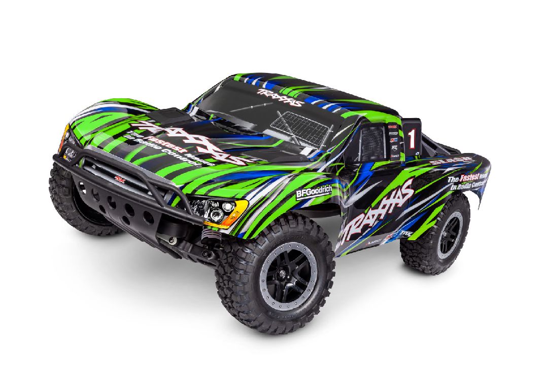 Traxxas 1/10 Slash BL-2S HD 2wd RTR - Green w/ Charger & Battery