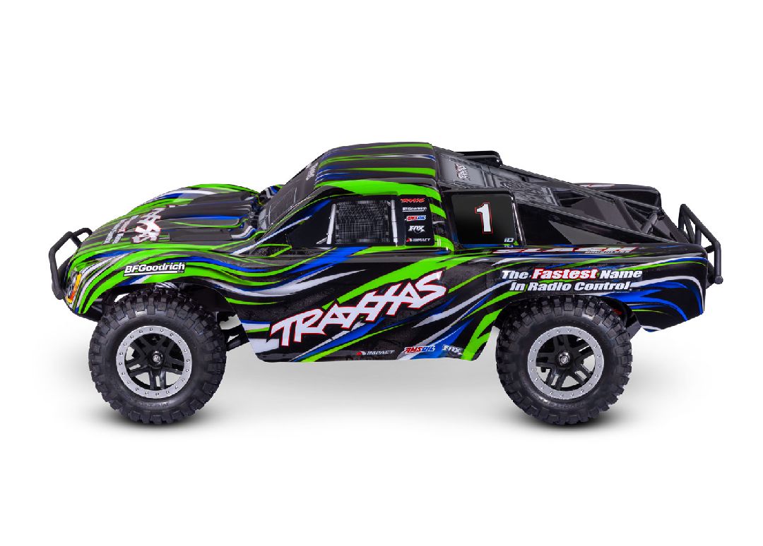 Traxxas 1/10 Slash BL-2S HD 2wd RTR - Green w/ Charger & Battery