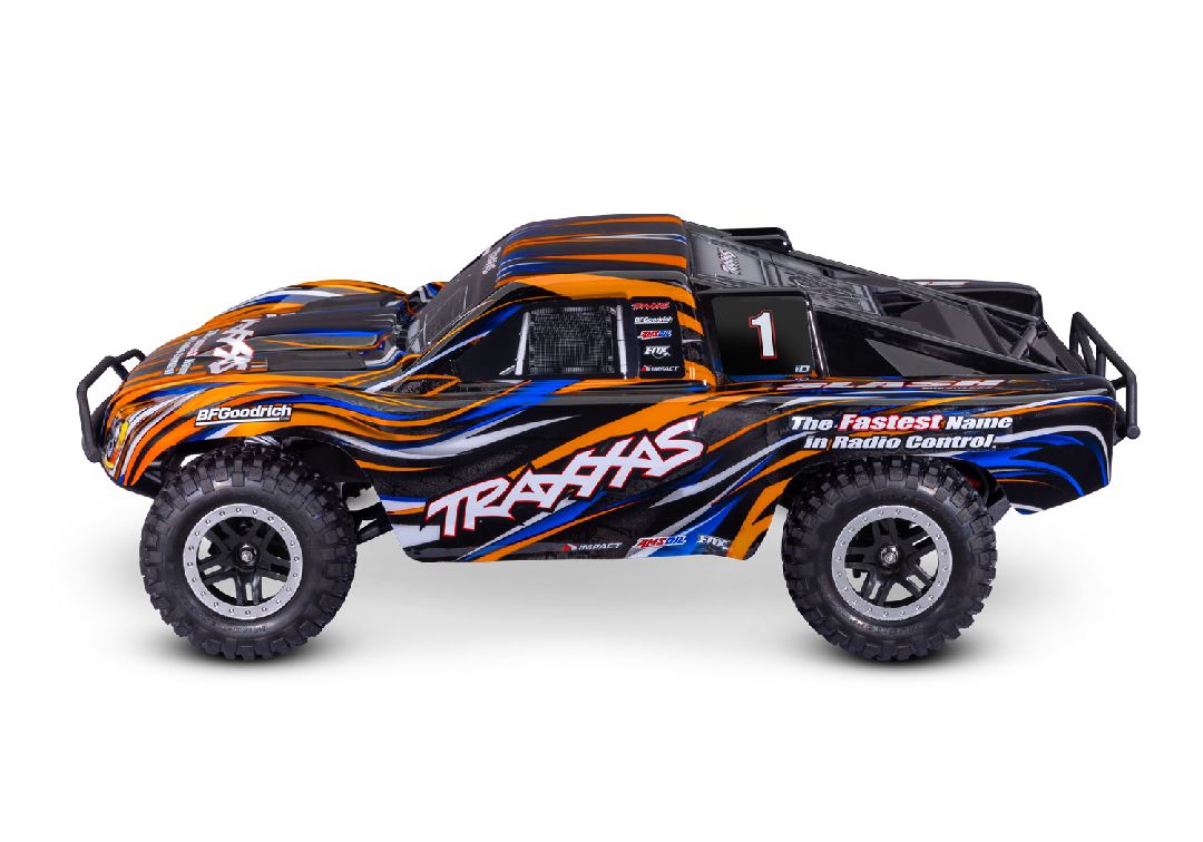 Traxxas 1/10 Slash BL-2S HD 2wd RTR - Orange w/Charger & Battery