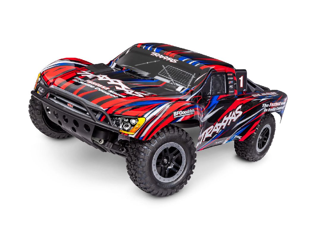 Traxxas 1/10 Slash BL-2S HD 2wd RTR - Red w/ Charger & Battery