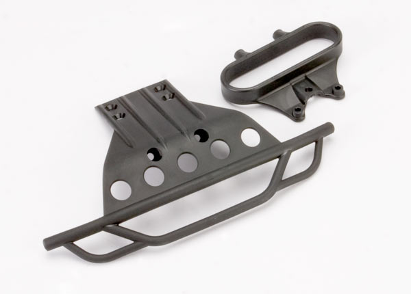 Traxxas Front Bumper w/Mount (Black) - Click Image to Close