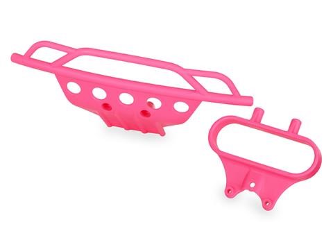 Traxxas Slash Bumper with Mount (Front)(Pink)
