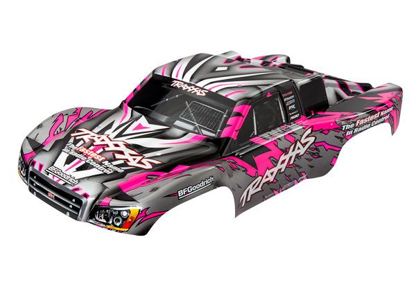 Traxxas Body, Slash 4X4/Slash, pink (painted, decals applied)