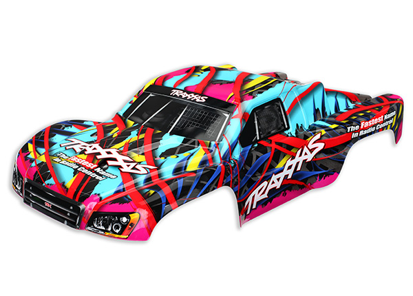 Traxxas Body, Slash 4X4, Hawaiian graphics (painted, decals appl - Click Image to Close