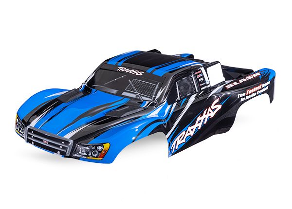 Traxxas Body, Slash® 4X4 (also fits Slash® VXL & Slash® 2WD),blue (painted, decals applied)