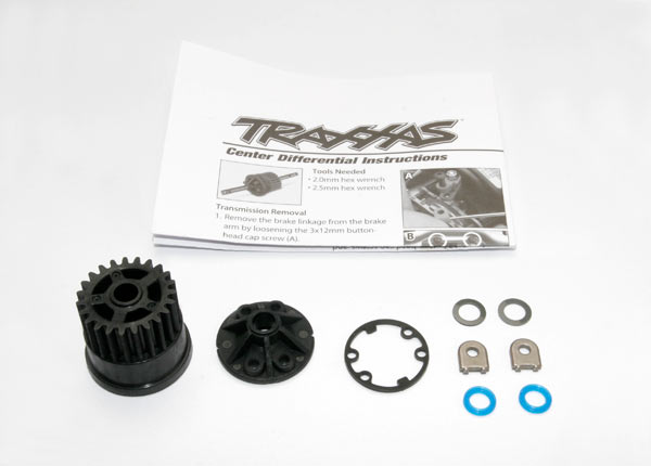 Traxxas Gear, Center Differential (Slayer)/ Cover (1) / X-Ring Seals (2)/ Gasket (1)/ 6x10x0.5 Tw (2) (Replacement Gear For 5914)