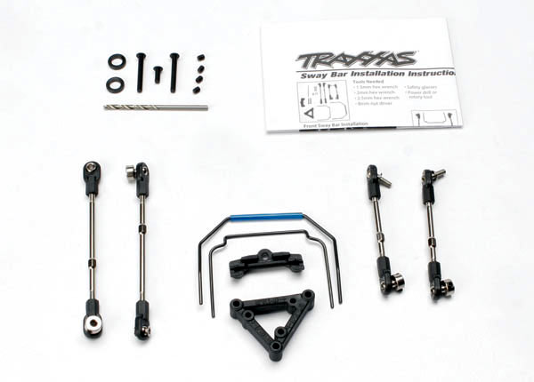 Traxxas Front and Rear Sway Bar Set (Slayer) - Click Image to Close