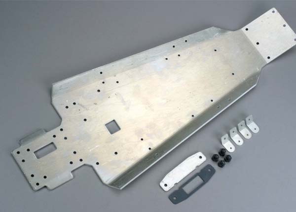 Traxxas Aluminum Chassis/ Cover Plate/ Gasket