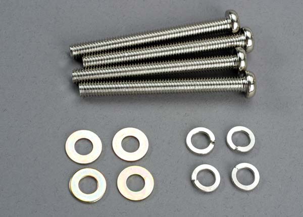 Traxxas 3x8mm Cap Head Screw w/Wrench & Washers (6)