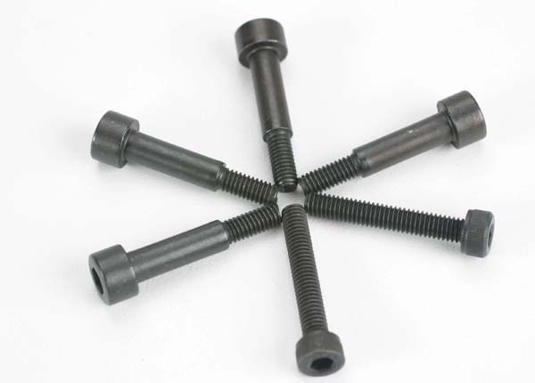 Traxxas Shoulder Screws, 4x25mm Cap-Head Machine (6) (With 5mm Shoulder For Monster Buggy)