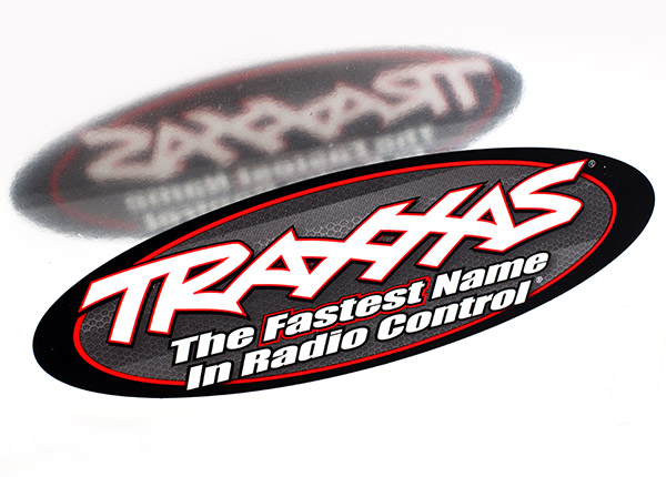 Traxxas 9" Oval Decal, 2 Sided - Click Image to Close