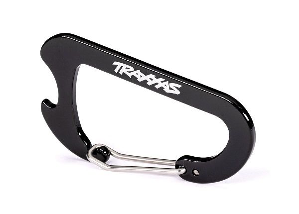 Traxxas Carabiner - Black with Bottle Opener - Click Image to Close