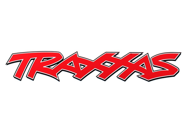 Traxxas 8" Red Vinyl Sticker T - Click Image to Close