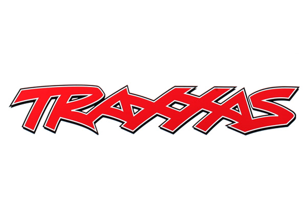 Traxxas 10" Red Vinyl Sticker - Click Image to Close