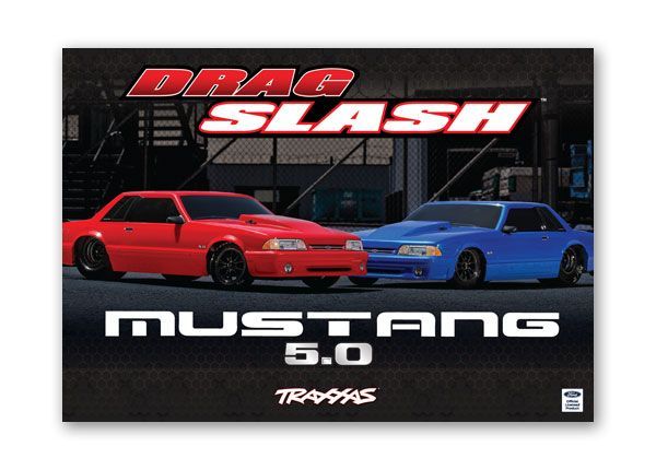 Traxxas Drag Slash Mustang Poster