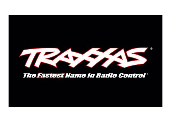 Traxxas 3' x 5' Traxxas Logo Flag - Black - Click Image to Close