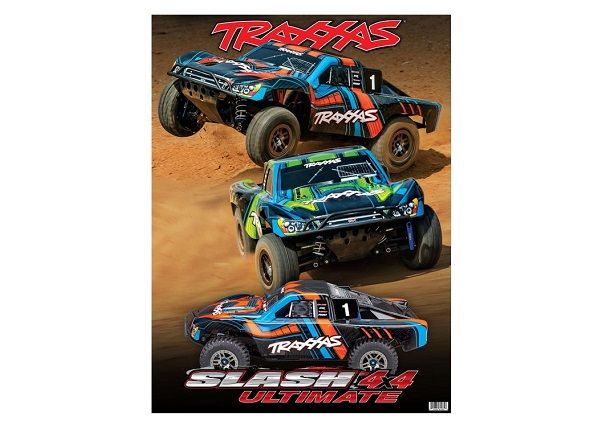 Traxxas Slash 4WD 36x48 Window Cling - Click Image to Close