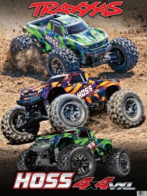 Traxxas Hoss 36x48 Window Cling - Click Image to Close