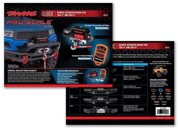 Traxxas Pro Scale Winch Reference Sheet