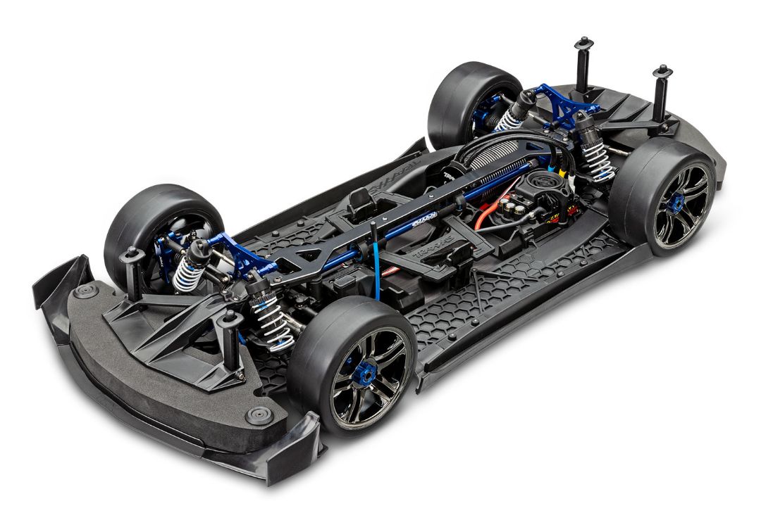 Traxxas XO-1 - 1/7th RTR Electric 4WD On Road Sedan BlueX - Click Image to Close