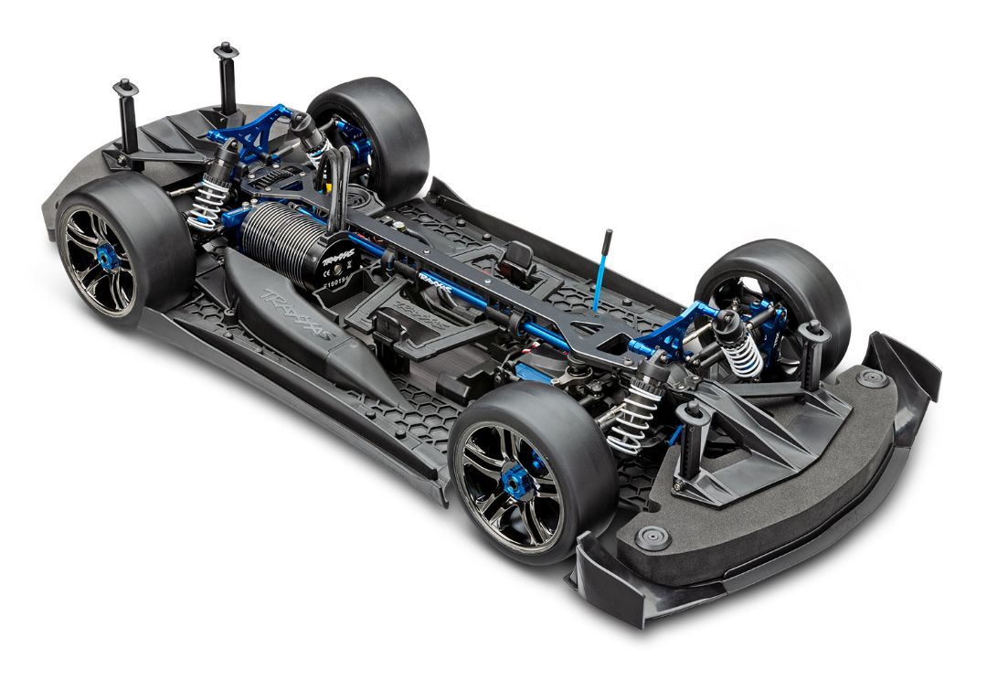 Traxxas XO-1 - 1/7th RTR Electric 4WD On Road Sedan BlueX - Click Image to Close